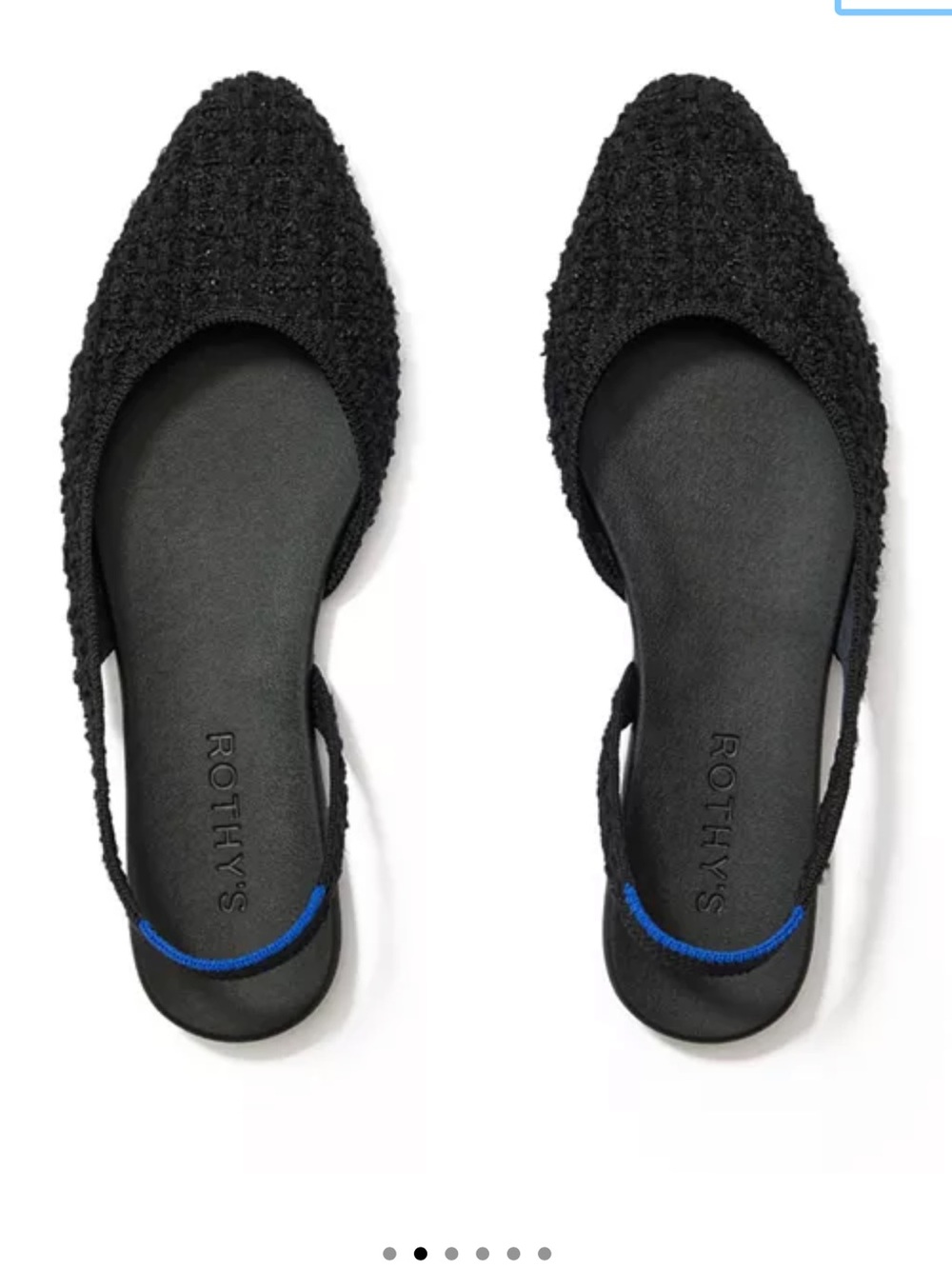 Rothy’s almond sling back flats